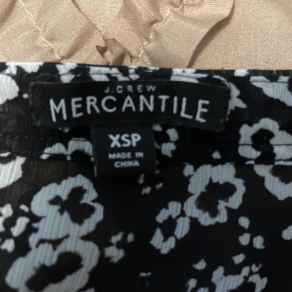 XSP Black & White Floral Sheer Long Sleeve Dress - Flattering Fit! - Picture 5 of 7